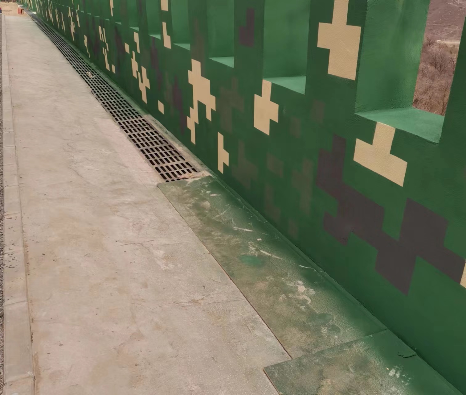 潜江围墙迷彩喷涂,数迷彩漆